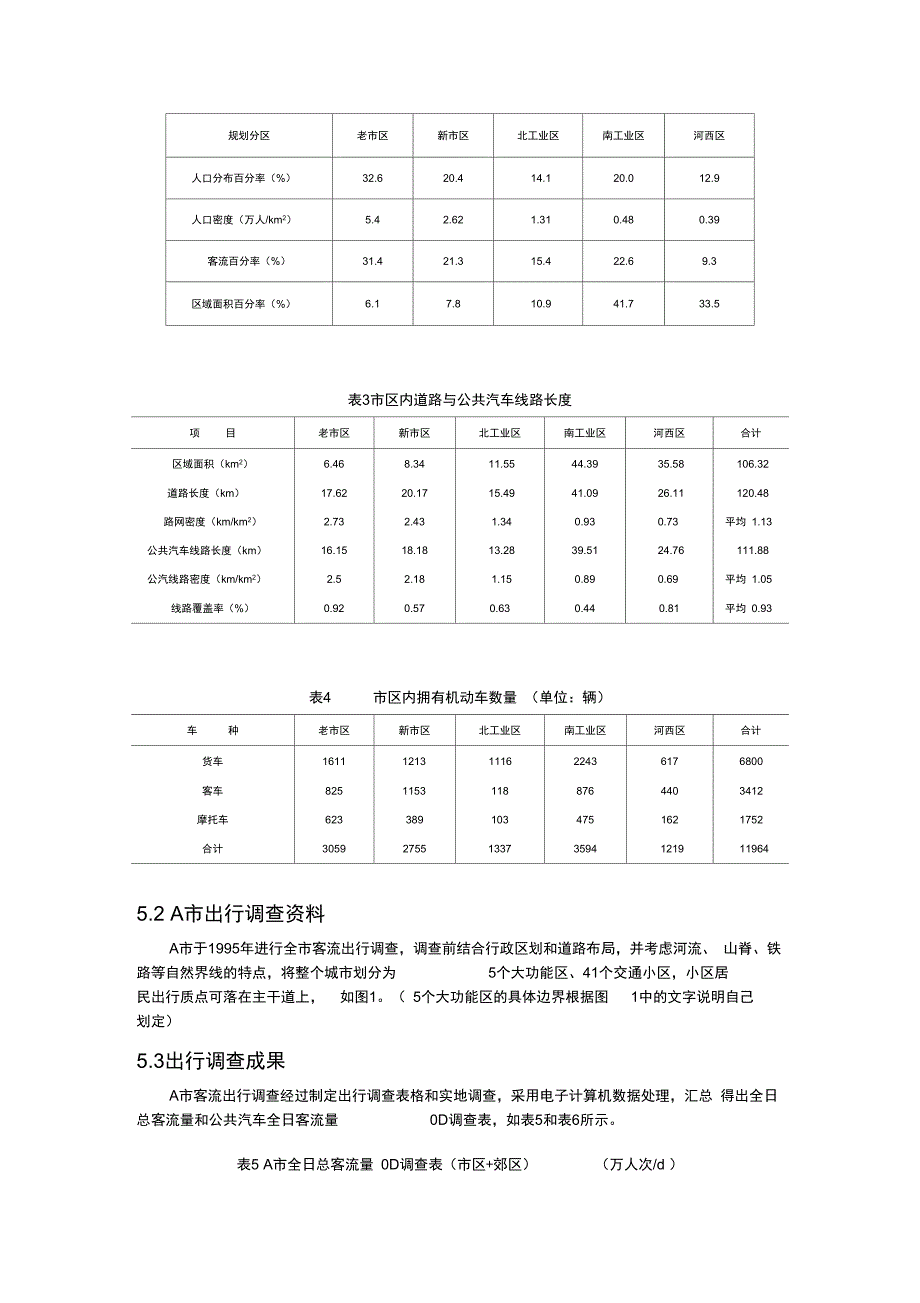 浅析《城市交通规划》课程设计_第4页