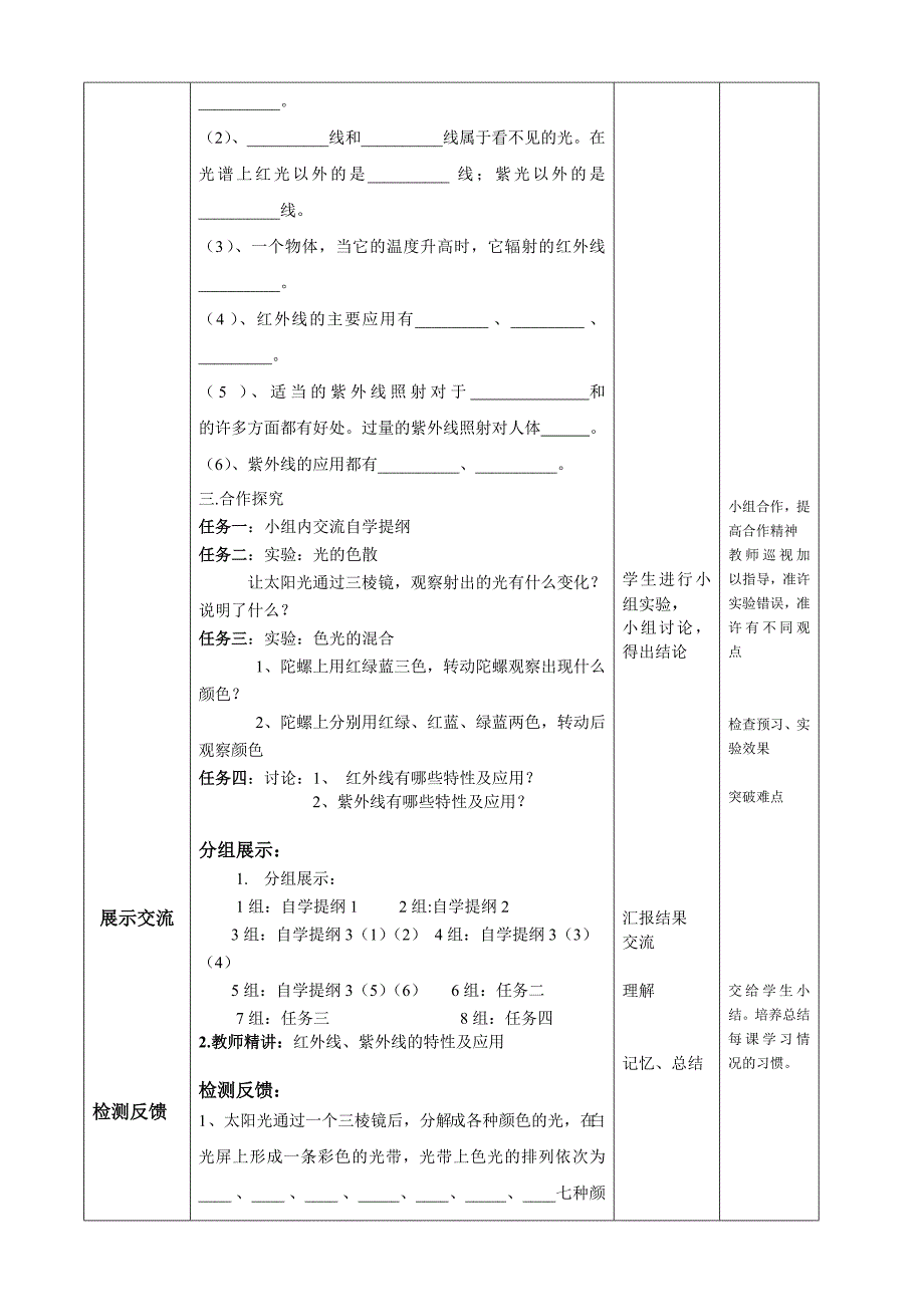 光的色散教案_第2页