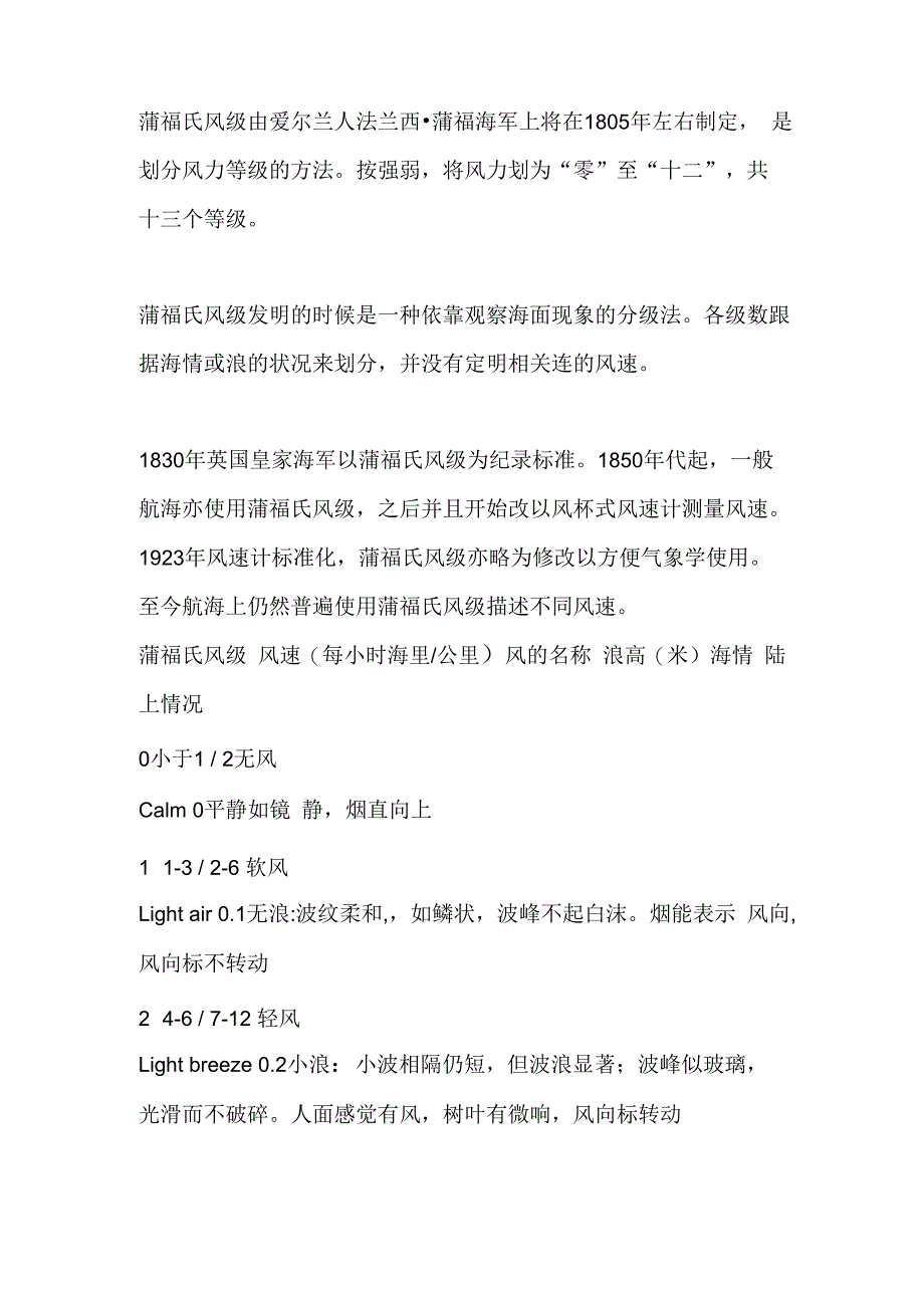 划分风力等级的方法_第1页