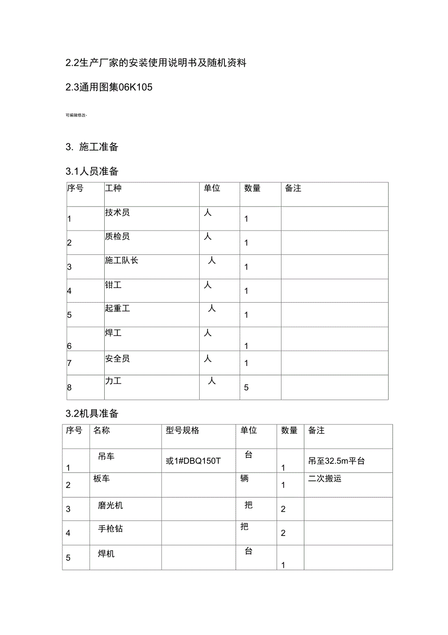 主厂房屋顶通风器施工方案_第3页