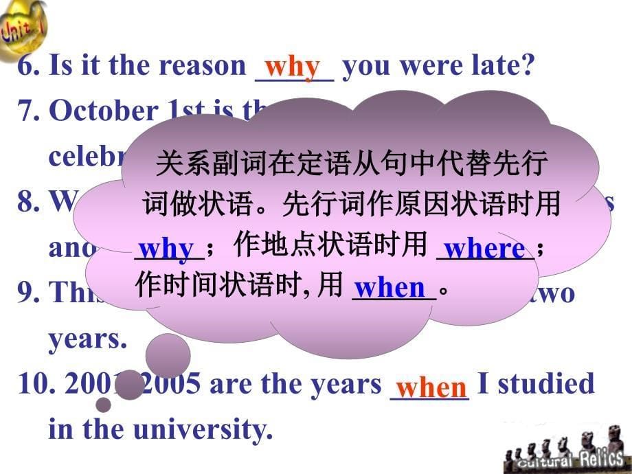 Unit1CulturalRelicsGrammar_第5页