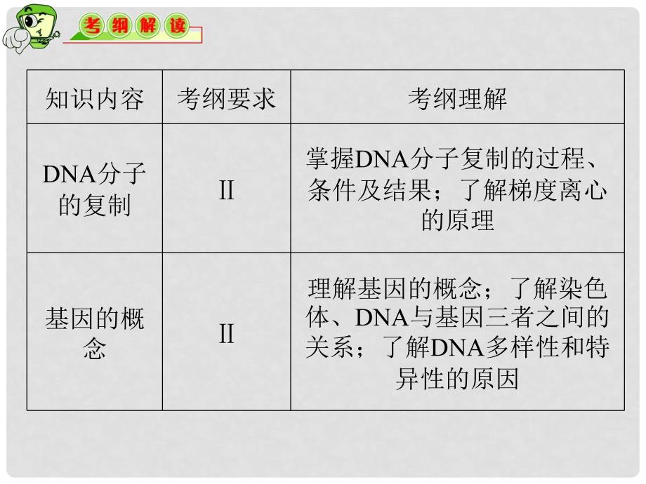 高三生物复习 第16讲 DNA的复制和基因是有效遗传效应的DNA片段_第2页