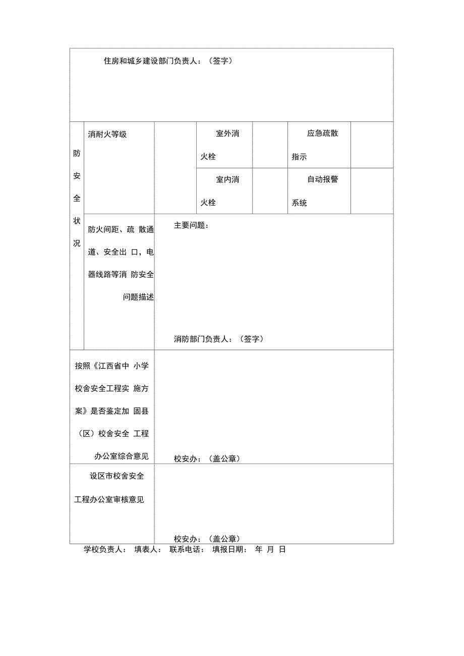 表二校舍安全排查记录表_第5页