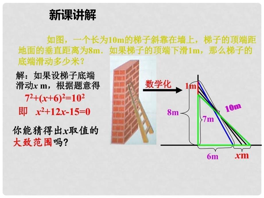 九年级数学上册 2.1 认识一元二次方程（第2课时）教学课件 （新版）北师大版_第5页