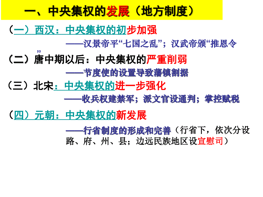 从汉至元政治制度的演变_第4页