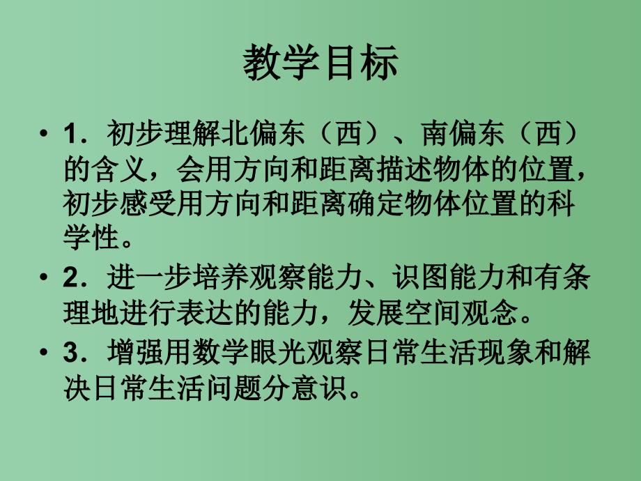 六年级数学下册 用方向和距离描述行走路线课件 苏教版_第2页