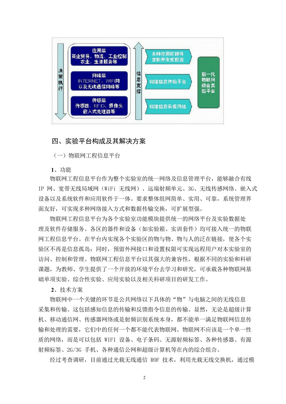 物联网管理与工程实验平台建设方案37_第3页