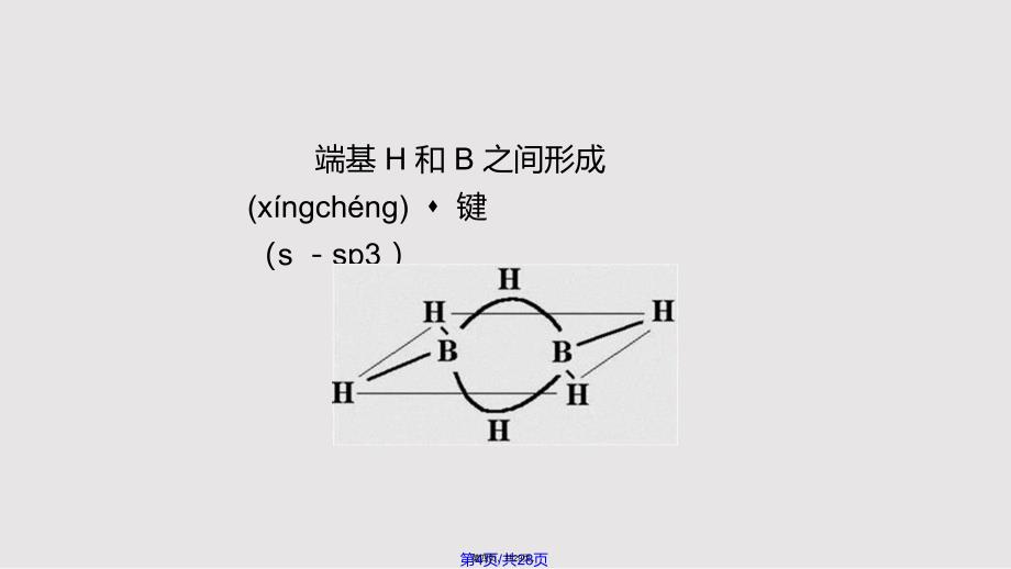 B硼烷中的化学键实用教案_第4页