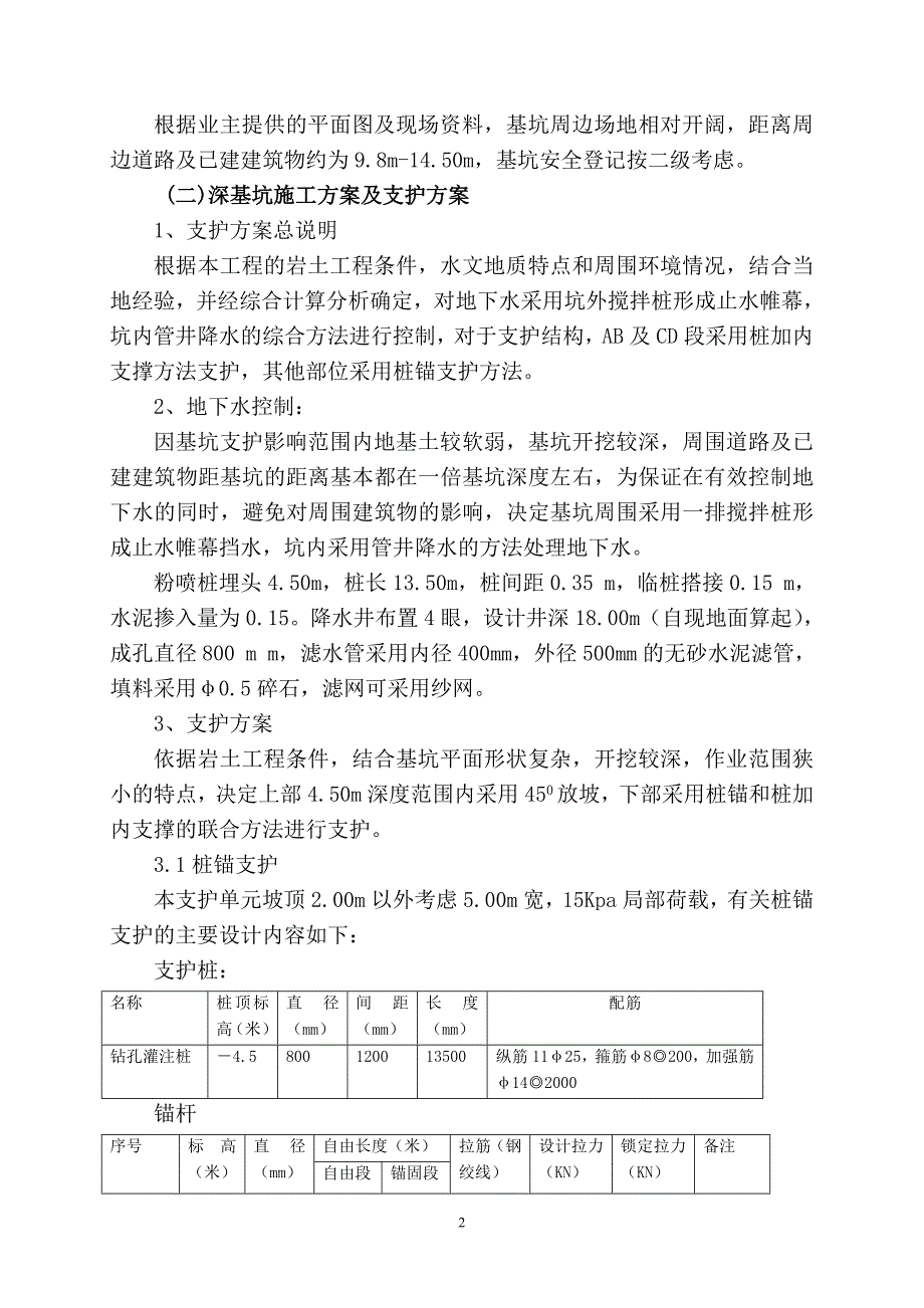 《施工组织设计》经十路泵站深基坑施工应急预案_第2页