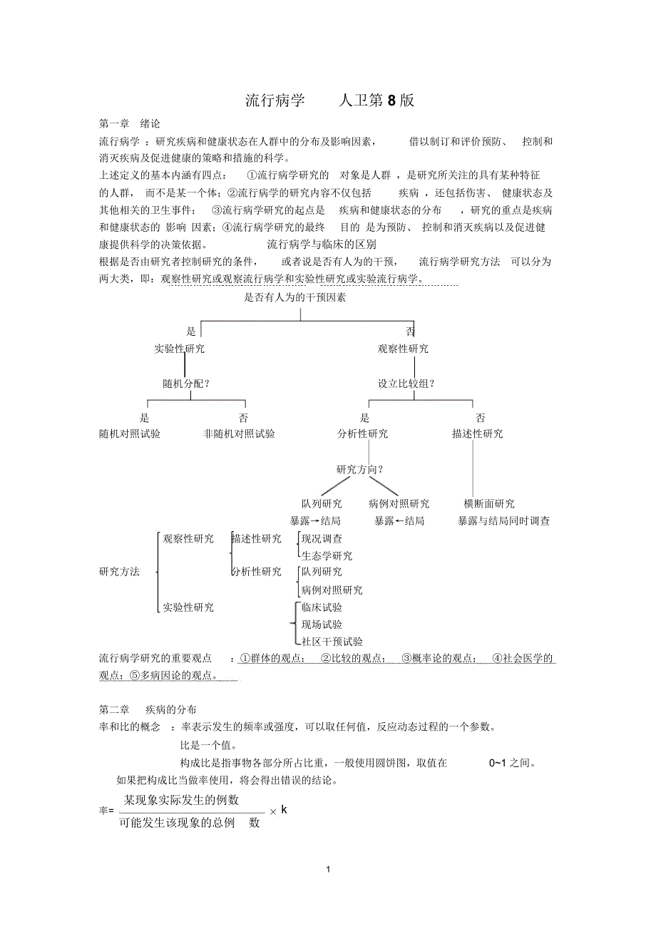 流行病学人卫第8版精编版_第1页