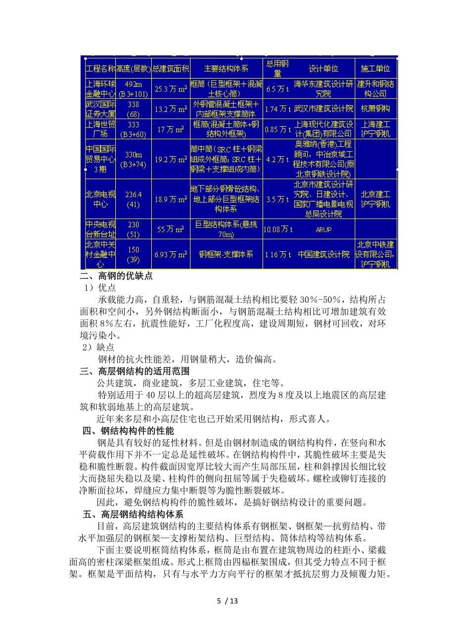 高层钢结构设计小论_第5页