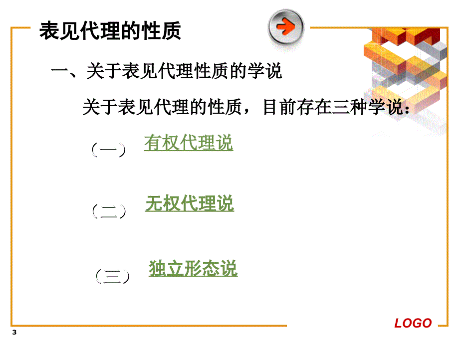 表见代理的性质和构成要件_第3页