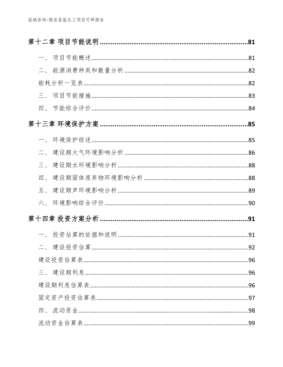 姚安县盐化工项目可研报告_第4页