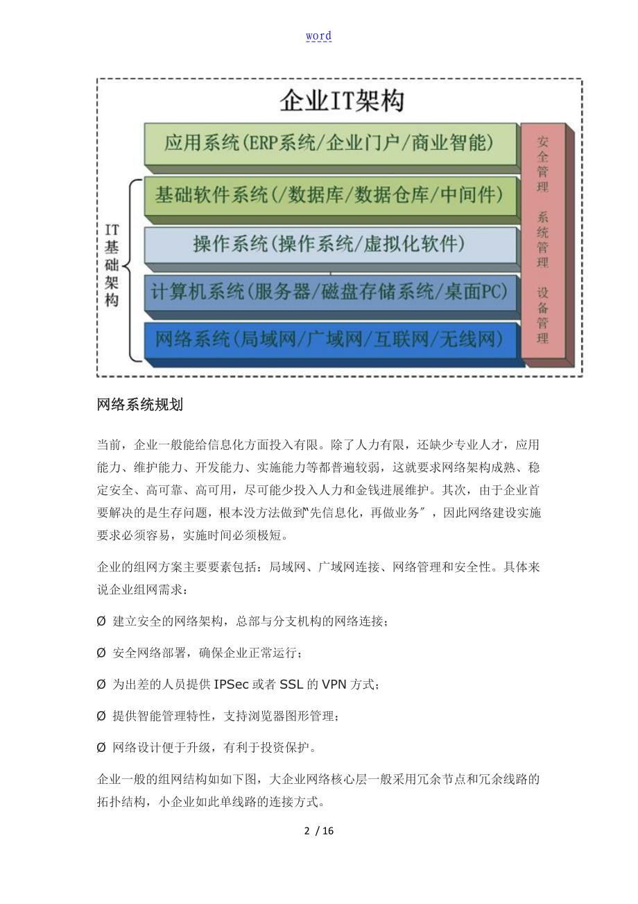 IT基础架构规划方案设计一_第2页