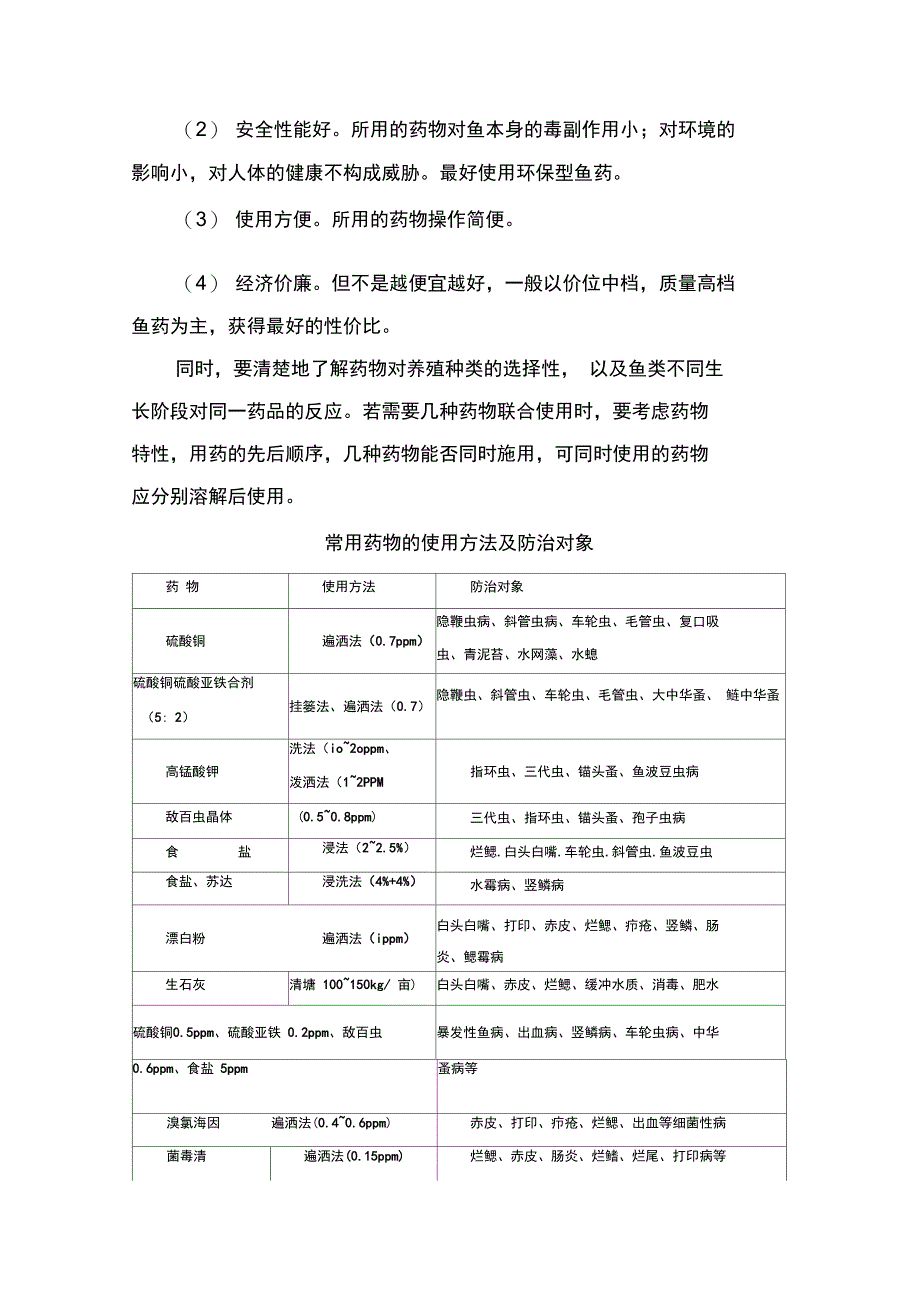 合理使用渔药的基本常识_第4页