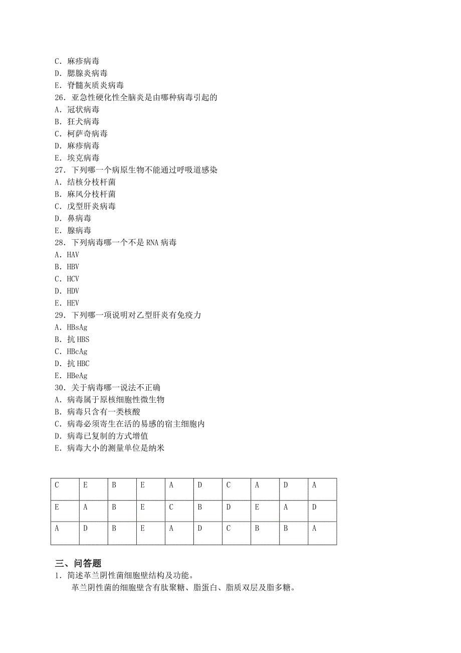 医学微生物学练习题及答案.doc_第5页