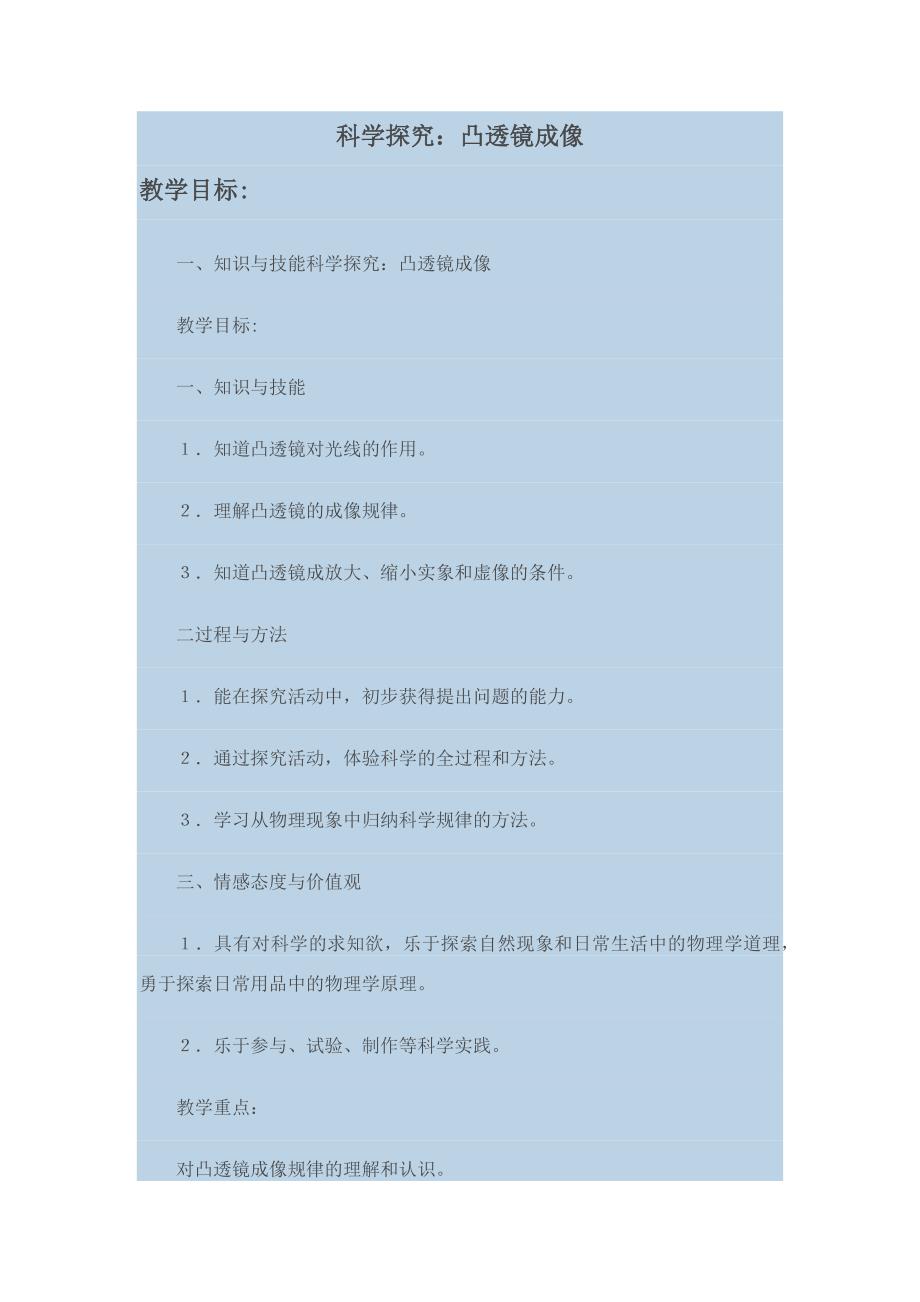 45科学探究：凸透镜成像_第1页