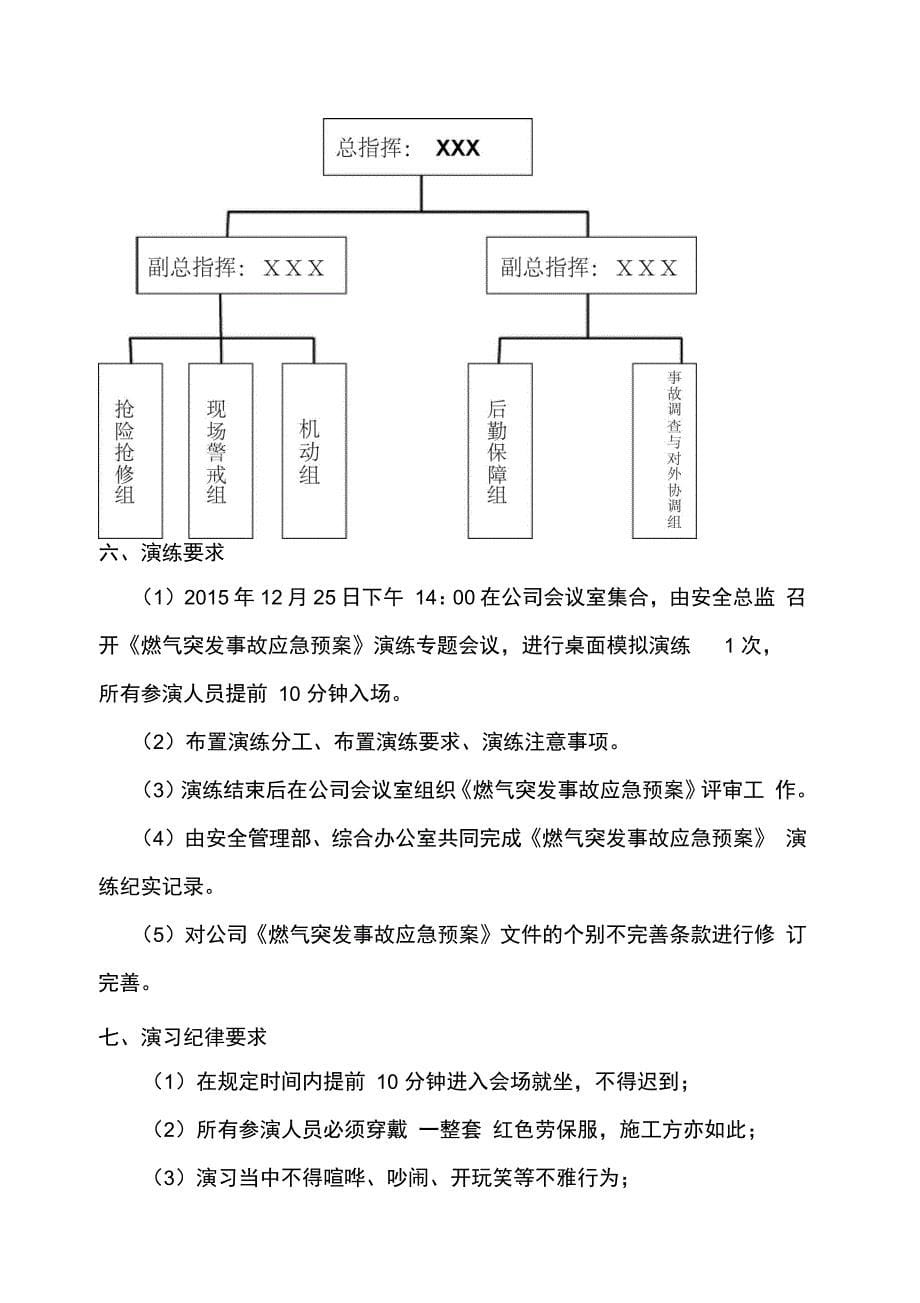 燃气突发事故演习方案讲解_第5页