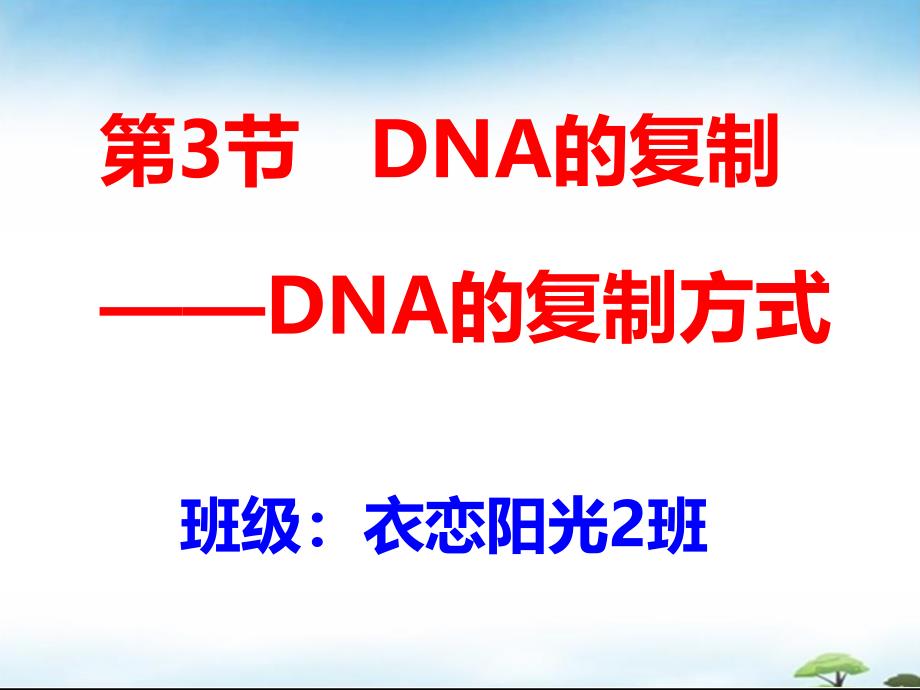 DNA的复制方式.ppt_第1页