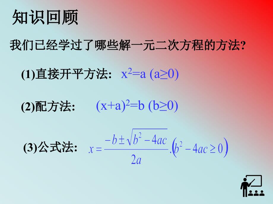 人教部初三九年级数学上册-用因式分解法解一元二次方程-名师教学PPT课件_第3页