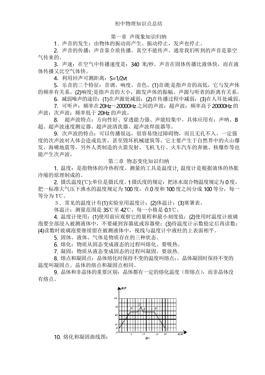 苏教版初中物理知识点归纳_第1页