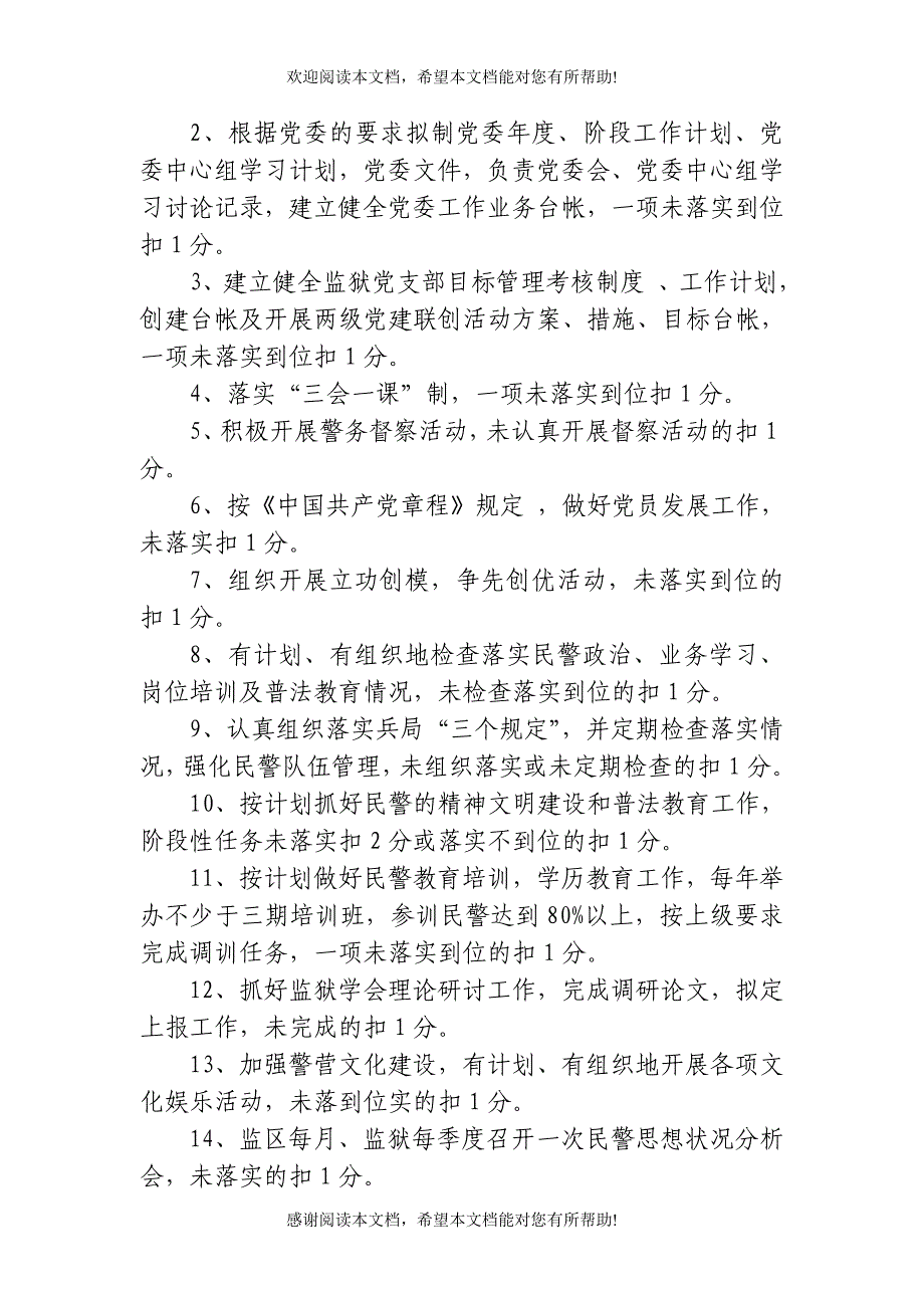 XX监狱民警目标管理考核实施办法_第4页