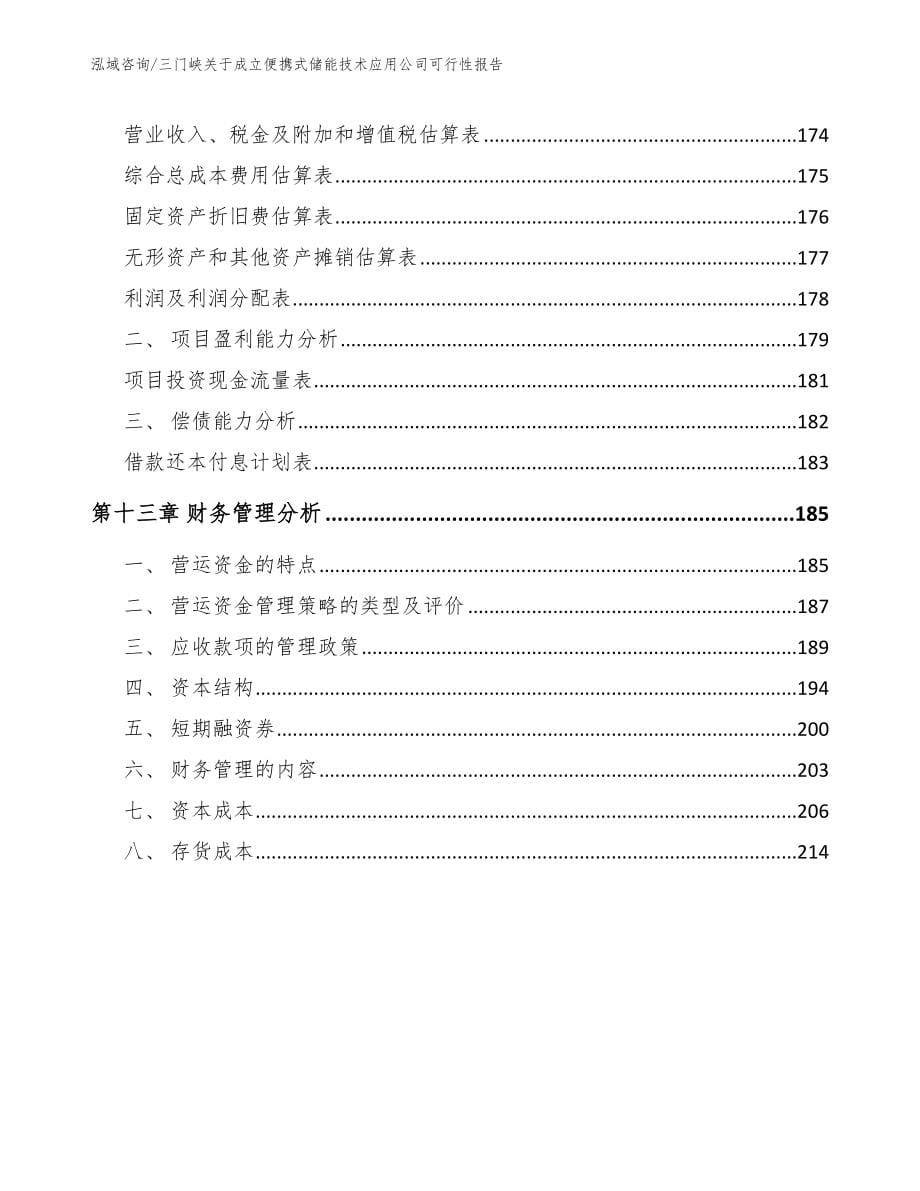 三门峡关于成立便携式储能技术应用公司可行性报告【范文模板】_第5页