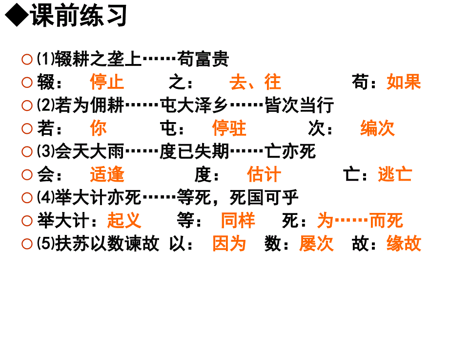 九年级上文言文复习_第2页