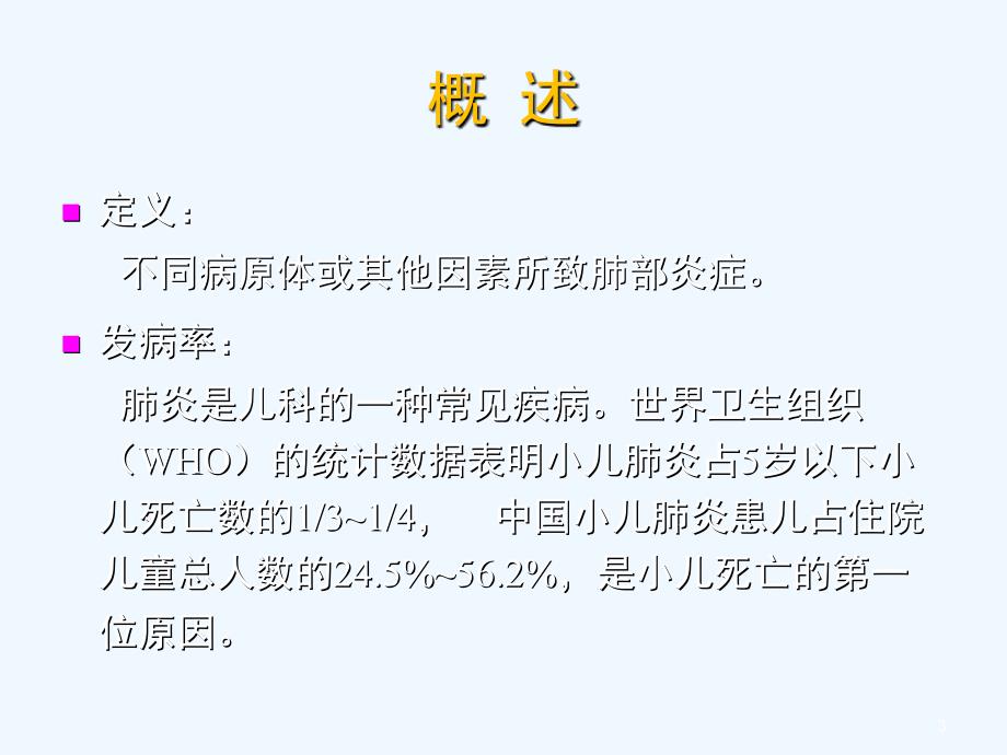 儿童肺部获得性疾病影像学诊断课件_第3页