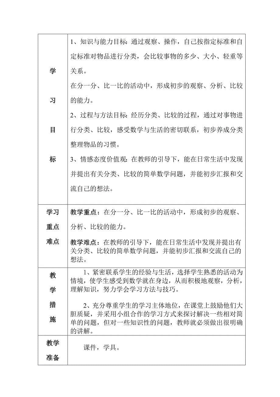 青岛版数学一年级二单元备课zzc_第2页