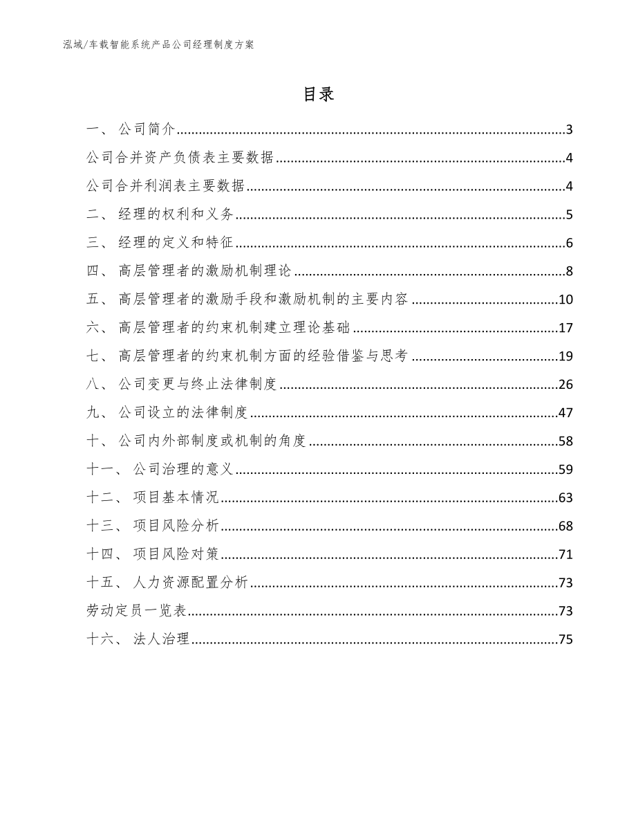 车载智能系统产品公司经理制度方案_参考_第2页