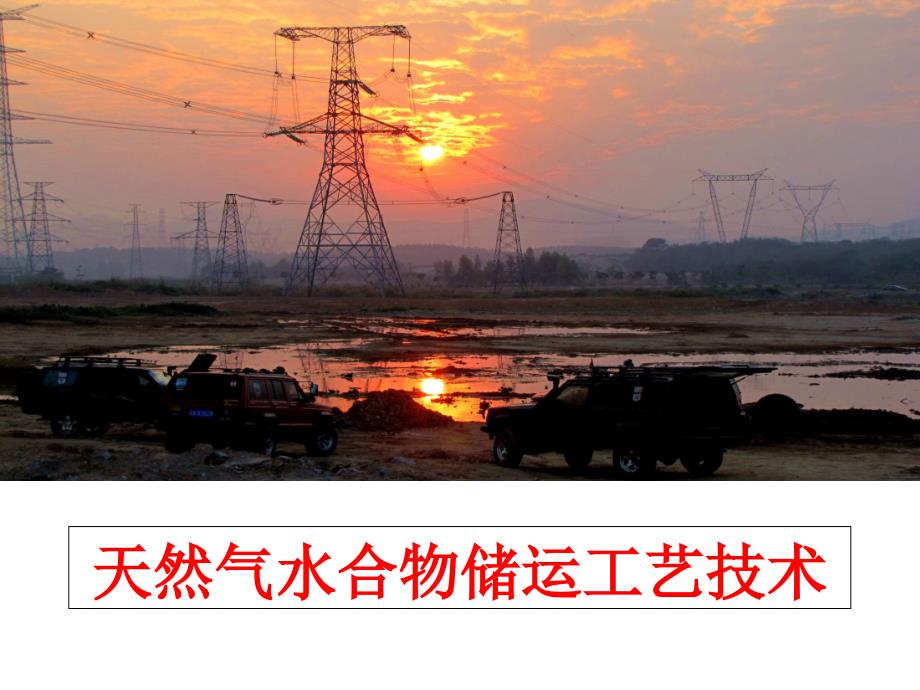 最新天然气水合物储运工艺技术PPT课件_第1页