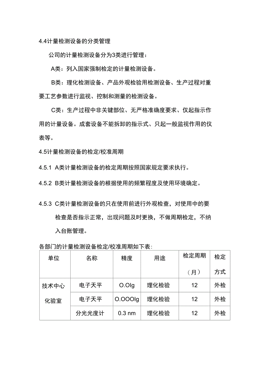 计量检测设备的管理制度资料_第2页