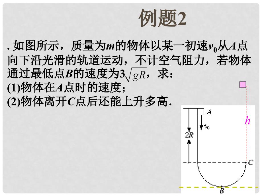 高一物理第七章课件(共17套) 人教版必修27.8 机械能守恒定律2_第4页