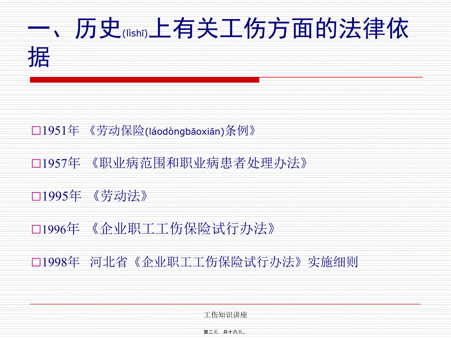 工伤知识讲座课件_第2页