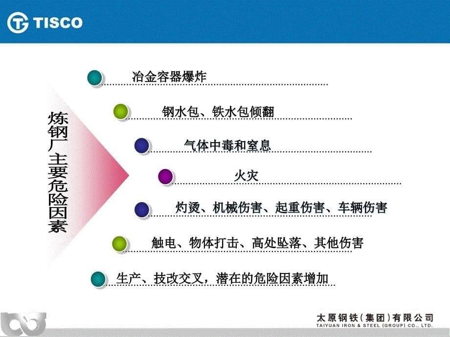 5炼钢厂较大危险因素及主要防范措施全省冶金行业安全监管及企业管理人员培训班课件_第5页