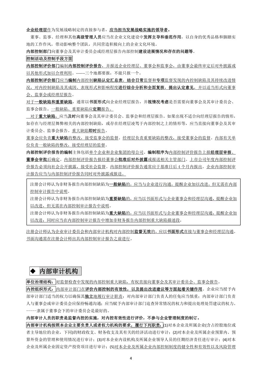 内部控制董事会等具体职责归纳_第4页