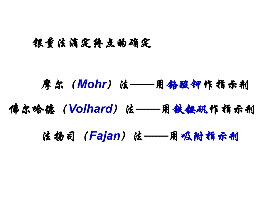 基础化学：沉淀滴定法和重量分析法_第3页