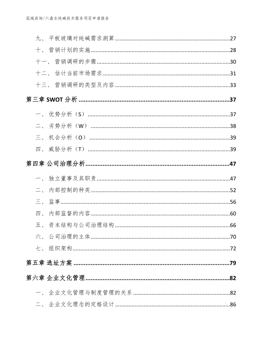 六盘水纯碱技术服务项目申请报告_第4页