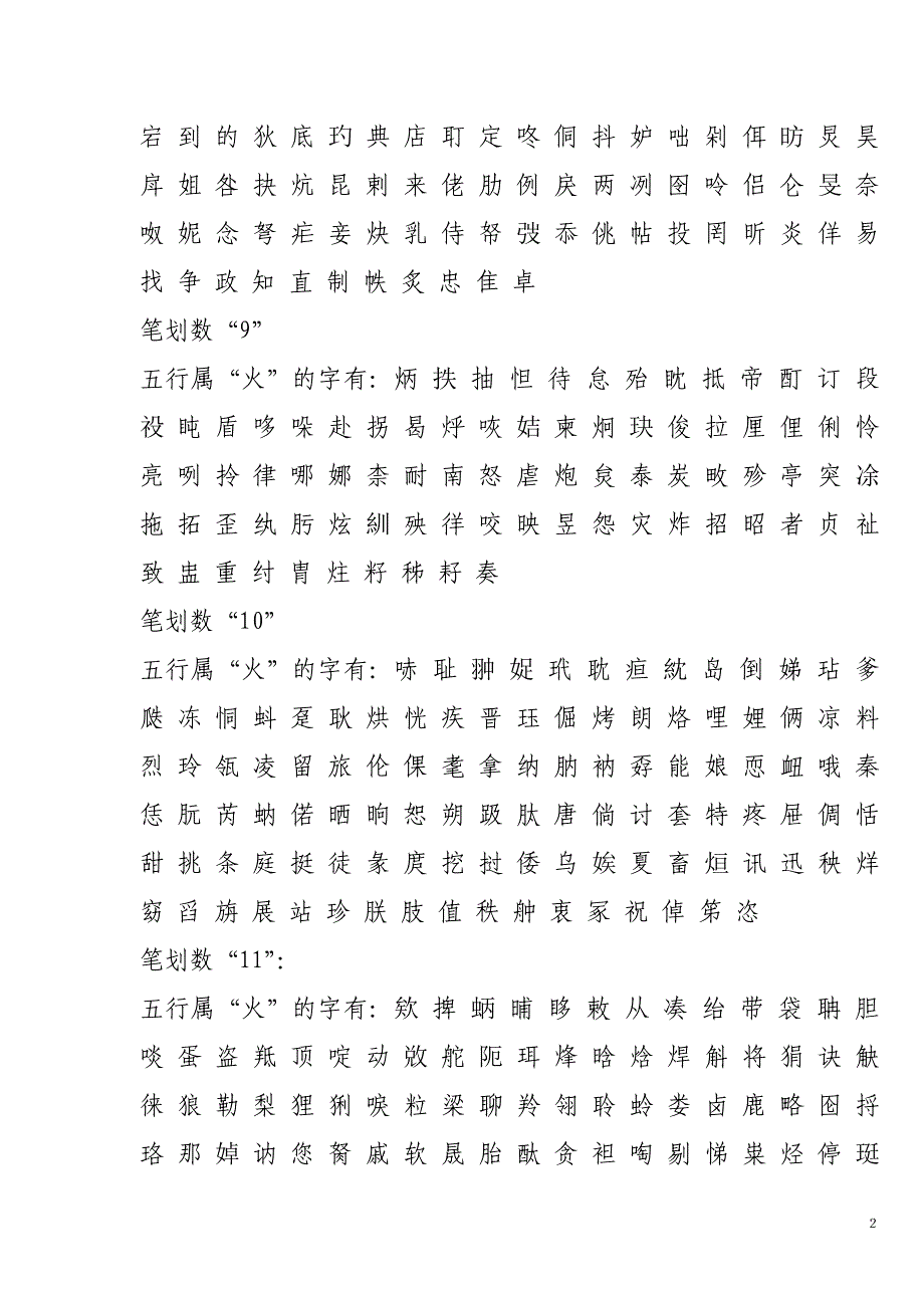 五行字库(火)_第2页