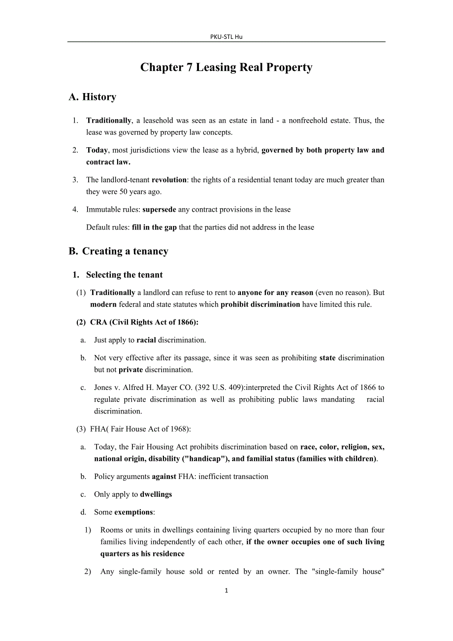 美国财产法Chapter-7-Leasing-Real-Property_第1页