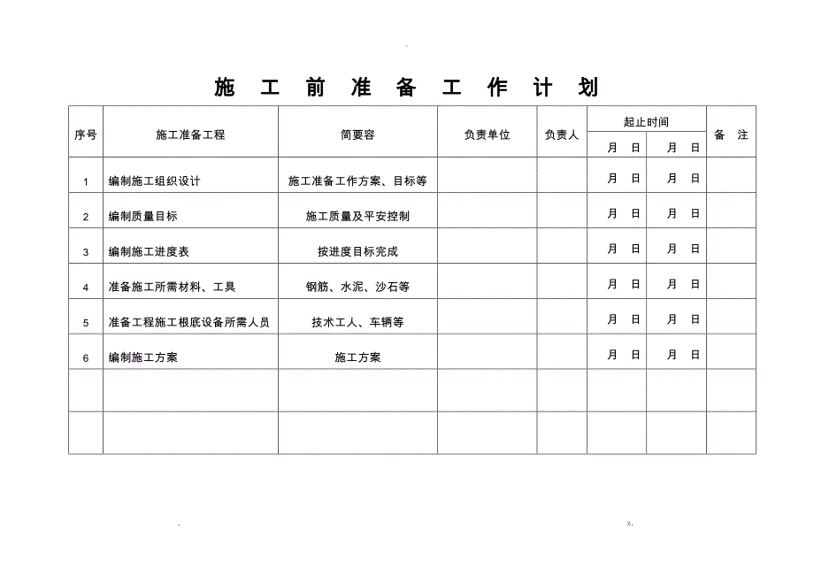 移动铁塔塔基施工组织设计_第2页