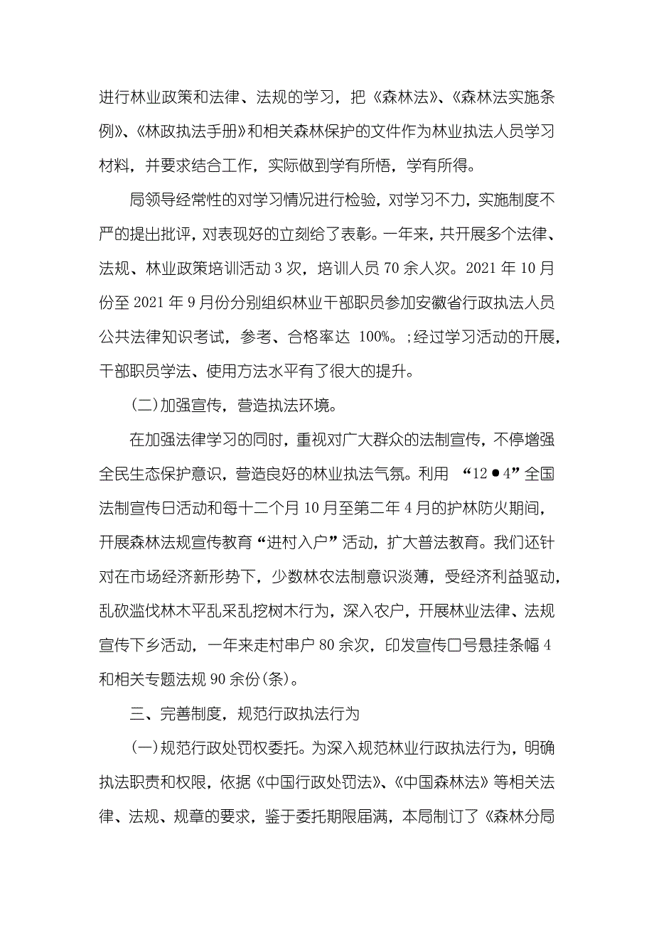 行政执法工作总结_第2页