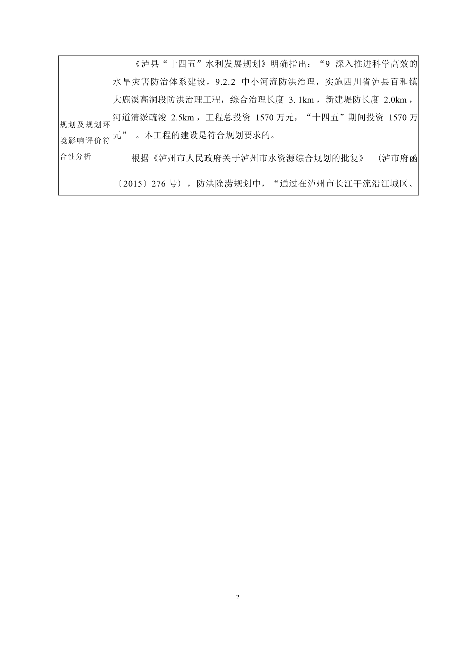 四川省泸县百和镇大鹿溪高洞段防洪治理工程环境影响报告.docx_第4页