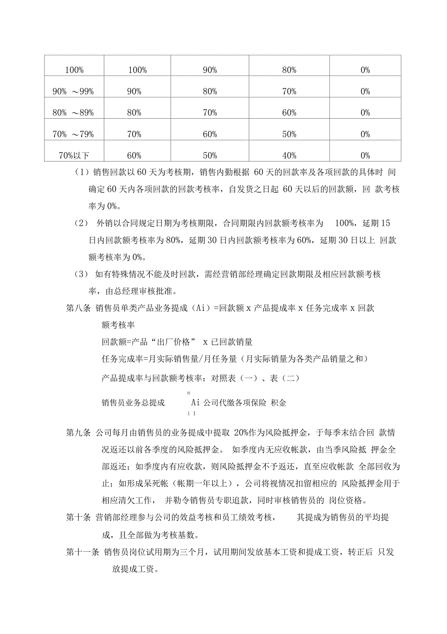 销售业务提成管理规定_第2页