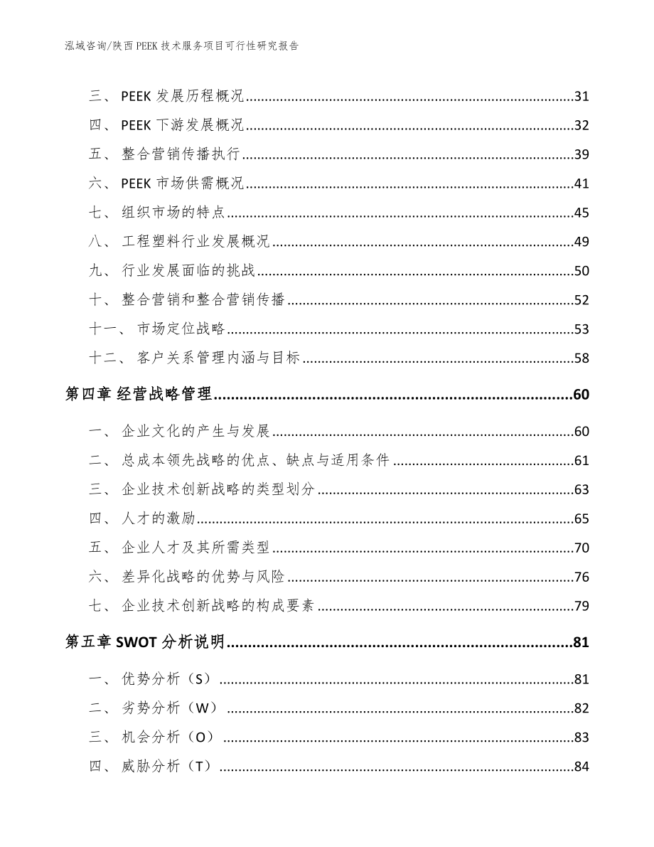 陕西PEEK技术服务项目可行性研究报告_第3页