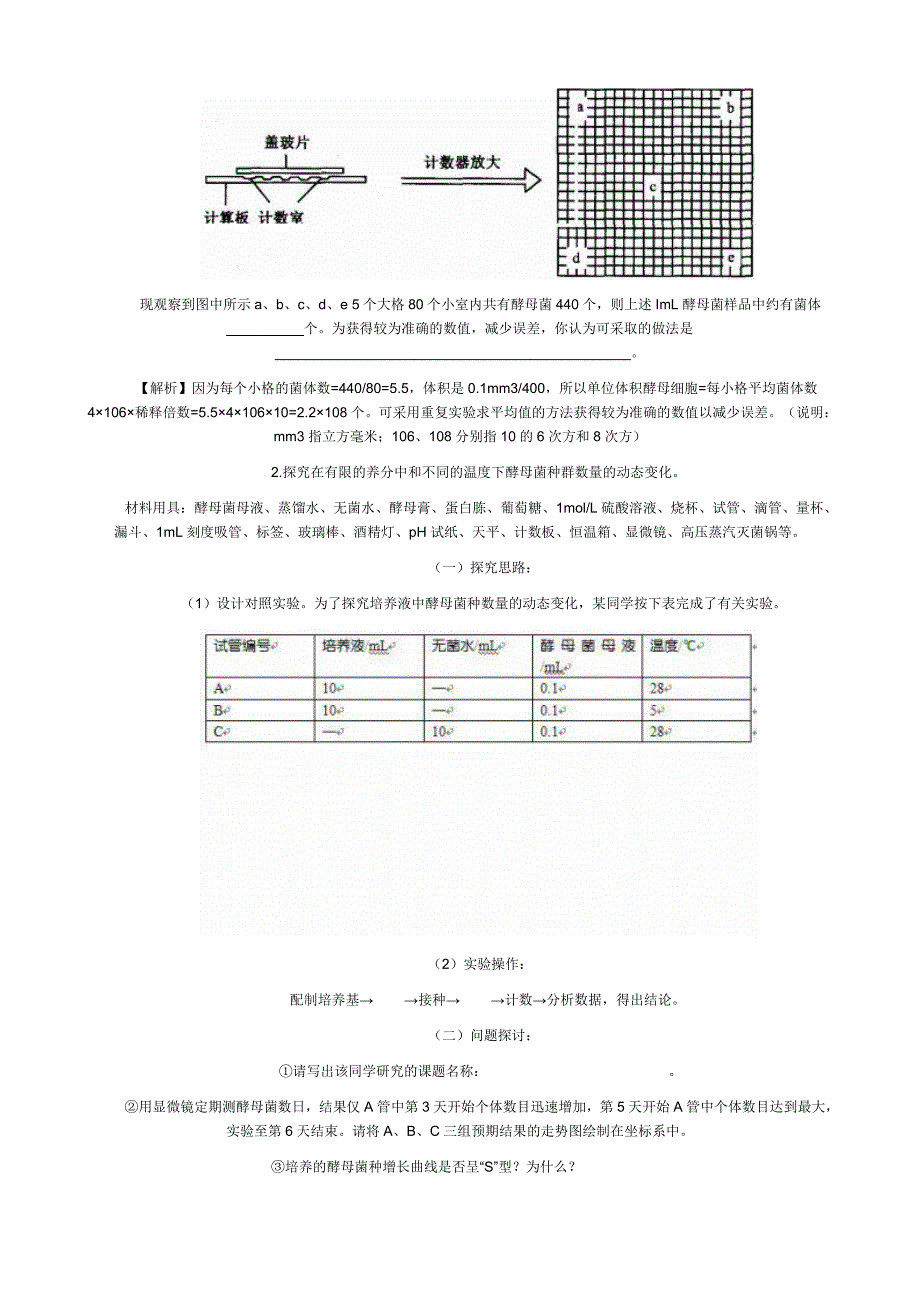 探-究培养液中酵母菌种群数量的动态变化案例分析.doc_第3页