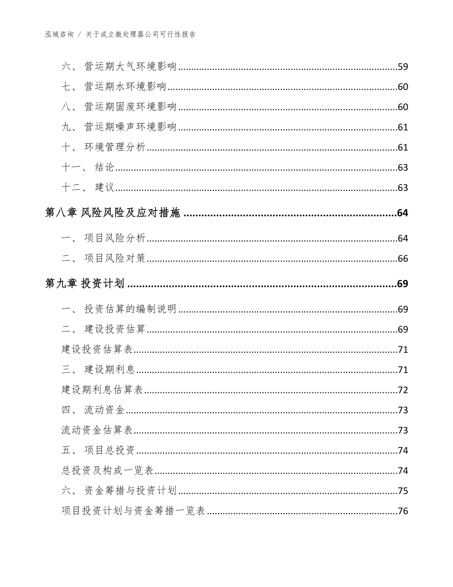 关于成立微处理器公司可行性报告【模板范文】_第4页