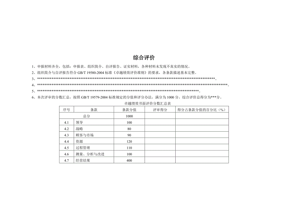 质量奖评审表样表.doc_第2页