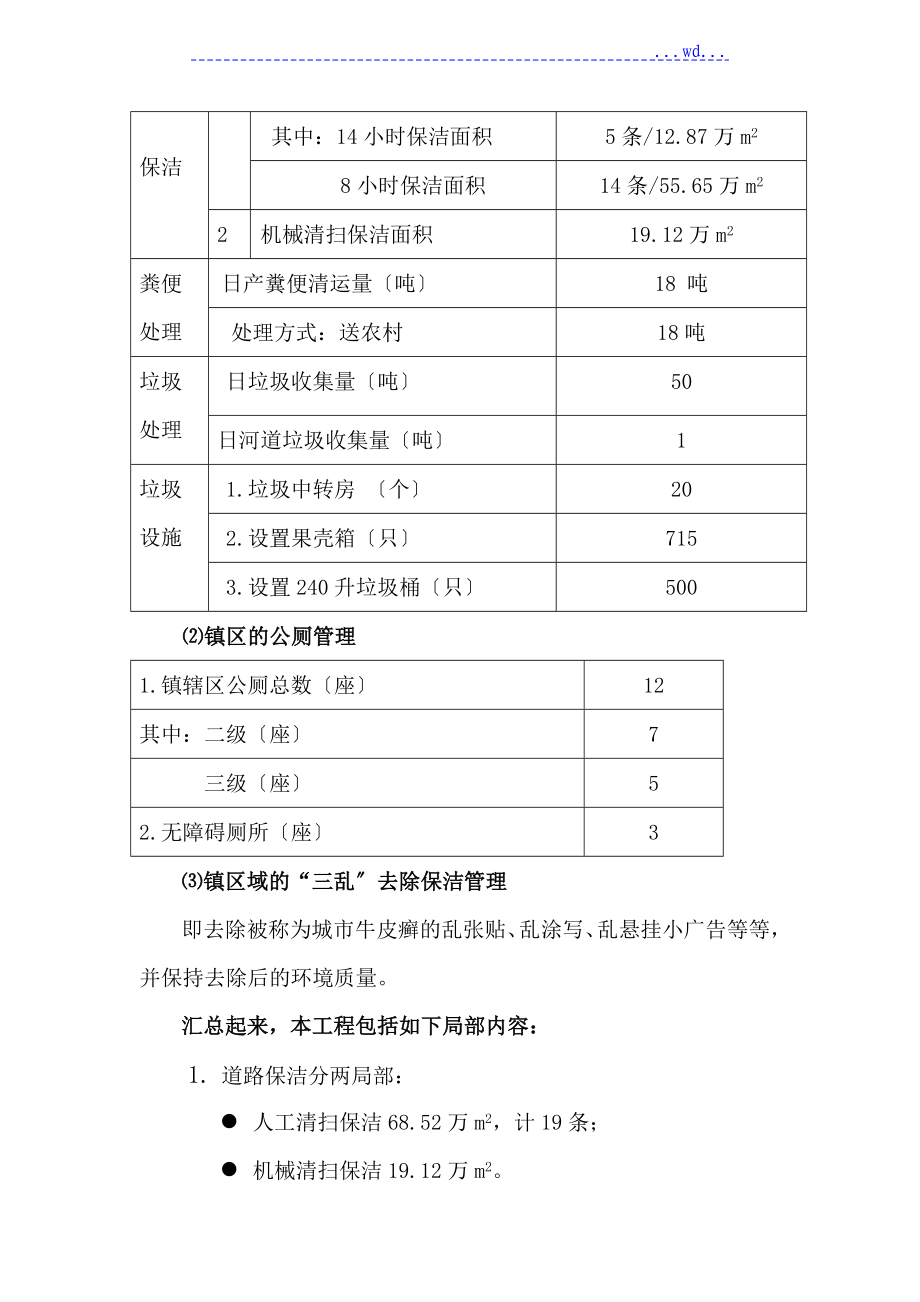 城乡一体化城镇环卫保洁服务投标文件_第3页